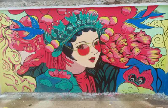 宿州市墙体彩绘-网红墙