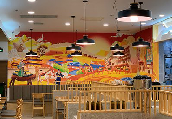 宿州市商业空间彩绘介绍。