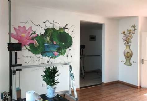 宿州市墙体彩绘相比墙纸的优势。