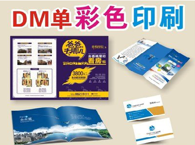 宿州市单页印刷,色彩搭配简单。